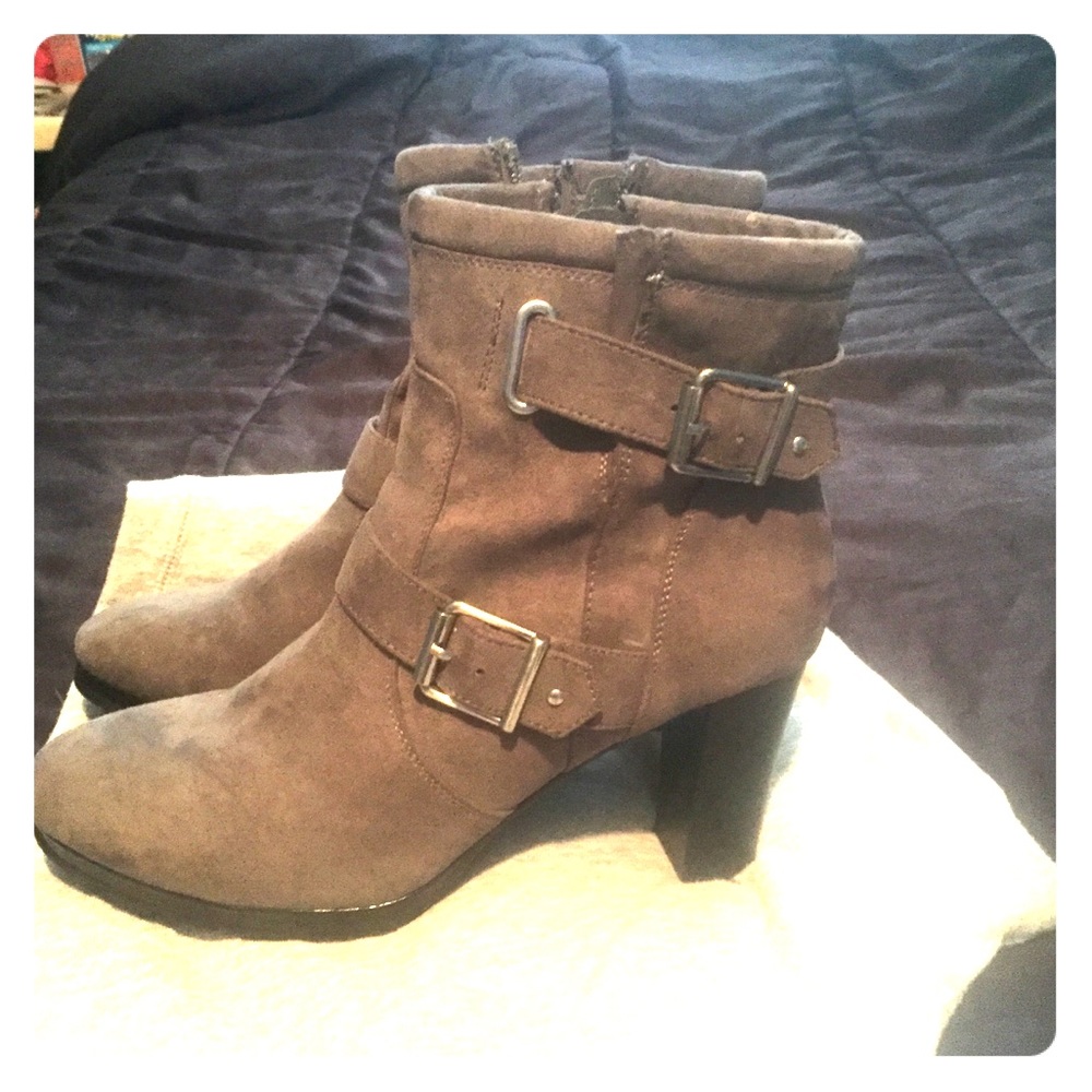 Soft grey boots